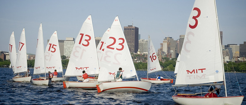 MIT sailboats on the Charles River